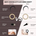 Кольцо для селфи со светодиодной подсветкой RGB и подставкой — питание от USB
