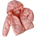 Púdrová ružová bunda prešívaná redukcia 6 110/116 Strih iný