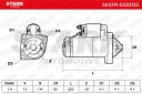 DÉMARREUR STARK SKSTR-0330132 1,9KW 12V VERS OPEL ZAFIRA B (A05) ASTRA Jphoto 7