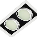 ДВОЙНОЙ ФОНАРЬ СКРЫТОГО МОНТАЖА AR111 ES111 GU10 БЕЛЫЙ