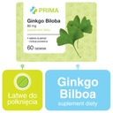 PRIMA Ginkgo Biloba 60 tabliet EAN (GTIN) 5908288911351