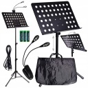 PULPIT DO NUT, TEKSTÓW, STATYW + POKROWIEC + LAMPKA LED DO NAUKI NN D5