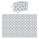 Laminált Csempe Matricák Klasszikus DÍSZEK Mozaik 24 db-os szett Szín szürke