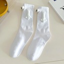 Magnetické ponožky rúčky módne vtipné pre páry ako darček oči biele Strih ponožky