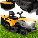 САМАЯ МОЩНАЯ САДОВАЯ ТРАКТОРНАЯ КОСИЛКА STIGA 398 АВТОМАТИЧЕСКАЯ КОРЗИНА 98CM 452CC