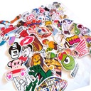 Наклейки ПВХ 50шт MIX FUN STICKER BOMB
