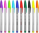 ЦВЕТНЫЕ РУЧКИ BIC CRISTAL MULTICOLOR, 10 ШТ.