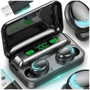 SŁUCHAWKI BEZPRZEWODOWE BLUETOOTH 5.1 + POWERBANK MIKROFON SPORTOWE DOUSZNE