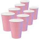 БУМАЖНЫЕ СТАКАНКИ CANDY GALAXY 8 ШТ. ОЧАРОВАТЕЛЬНЫЕ РОЗОВЫЕ И ФИОЛЕТОВЫЕ чашки