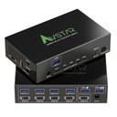 KVM-переключатель HDMI 4K, 60 Гц, 4 порта, выход 4 в 1, USB 3.0 AVstar Ł452