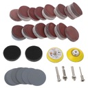 НАБОР ШЛИФОВАЛЬНЫХ ДИСКОВ КРУГЛЫЕ ПОСАДКИ С КРЮЧКОМ НАШЛИЧНОЙ БУМАГОЙ