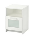 IKEA SONGESAND Nočný stolík biely 42x40 cm Farba nábytku biela
