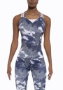 Спортивный женский топ Code 50 бело-синий S
