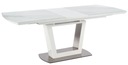 Стол Glamour BLARO Раздвижной Белый Мрамор Halmar
