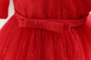 Elegantné čipkované šaty s mašľou pre dievčatko TT083Y Dominujúca farba viacfarebná