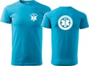 Fyzioterapeut Pánske tričko pre fyzioterapeuta s eskulapom S Dominujúca farba viacfarebná