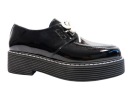 женские черные оксфорды, кожаные туфли R.Polański 37
