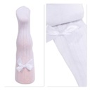 БЕЛЫЕ ХЛОПКОВЫЕ КОЛГОТКИ С БАНТОМ Размер 116-122.