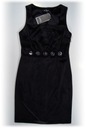 Zamatové šaty malé čierne MissBerge KOŽUŠINA Dominujúci vzor bez vzoru