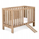 ДЕРЕВЯННАЯ кроватка KLUPŚ ДУБ АМЕЛИЯ 120X60 LITTLES