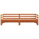 VIDAXL PALIER QUOTIDIEN ROZSUWANE, AVEC MATERACEM, WOSKOWY MARRON 90X190 CMphoto 6