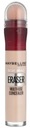 MAYBELLINE ERASER EYE FACE CONCEALER 00 IVORY СРЕДНЕГО ПОКРЫТИЯ С ГУБКОЙ