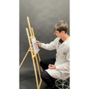 Деревянный мольберт для рисования, на трех ножках, регулируемый, большой набор для рисования