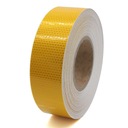 BELT WARNING REFLECTIVE ON AUTO TIR LAWETE KONTUROWA YELLOW COLOR 25M GOLD 