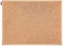 Пробковая доска в деревянной рамке, 60-90 см, коричневая.