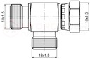 KONEKTOR TROJICA BBA 3X M18x1.5 HYDROLIDER Hmotnosť (s balením) 0.1 kg