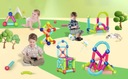 OKTATÓ NAGY MÁGNESES ÉPÍTŐKOCKÁK MAGNETIC STICKS 64 db-os Gyártó kódja KLOCKI MAGNETYCZNE EDUKACYJNE