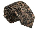 ЖАККАРДОВЫЙ ГАЛСТУК - МЕДНЫЙ УЗОР [2317]