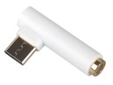 Адаптер USB Type-C, разъем Mini-Jack 3,5 мм, белый