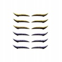 Водостойкие наклейки на двойное веко с блестками