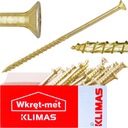 СТОЛЯРНЫЕ ВИНТЫ WKCS 8x180 TORX С КОНИЧЕСКОЙ ГОЛОВКОЙ KLIMAS 50 шт.