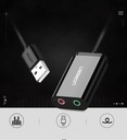 UGreen 30724 USB adaptér (M) / 3,5 mm jack slúchadlá (F) + mikrofón (F) Výrobca Ugreen