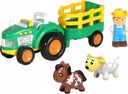 ТРАКТОР С ФЕРМЕРОМ И ЖИВОТНЫМИ СО СВЕТОМ И ЗВУКОМ