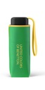 BENETTON Ultra mini плоский ветрозащитный маленький карманный зонт зеленый