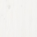 vidaXL Záhradný kvetináč na nožičkách, biely, 199,5x40x39 cm, borovica Farba nábytku biela