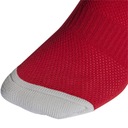 Дышащие футбольные носки ADIDAS MILANO 23, красные, размеры 37–39