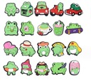 БЕЙНЖ ДЛЯ ОБУВИ CROCS ДЕКОРАЦИЯ FROG FROG 20 ШТ.