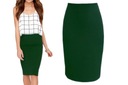 ЮБКА МИДИ, ЗЕЛЕНАЯ ТРИКОТАЖНАЯ КАРАНДАШ 46