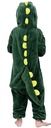 DINOSAURUS KIGURUMI PYŽAMO DRAK OBLEČENIE NA MAŠKARNÝ PLES ONESIE Pohlavie chlapci dievčatá unisex