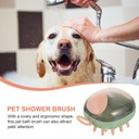 Masážna kefa pre psov Silikónový šampón Hrebeň na vlasy Hmotnosť (s balením) 0.51 kg