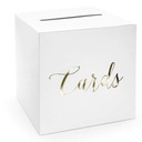 КОРОБКА для конвертов свадебная ТЕЛЕГРАММЫ СВАДЬБА белая СВАДЬБА