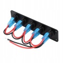PANNEAU COMMANDE AVEC LED PRZELACZNIKAMI 5-K 12V 24V JACHT REMORQUE CAMPING-CARphoto 16