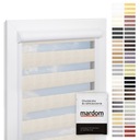 ROLETA DZIEŃ NOC W KASECIE PCV PROWADNICE NA WYMIAR BALKON KONFIGURATOR