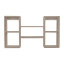 Модульная подвесная полка для книг - FTS 1 - дуб Сонома