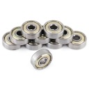 ПРОЧНЫЕ МЕТАЛИЧЕСКИЙ EKRANOWANE 10 SZT. MINIATUROWE ПОДШИПНИКА KULKOWE 626ZZ ZE СТАЛИ WEGLOWEJ  фото 8