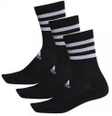 МУЖСКИЕ Длинные хлопковые носки ADIDAS, 3 ПАКЕТА 43–45
